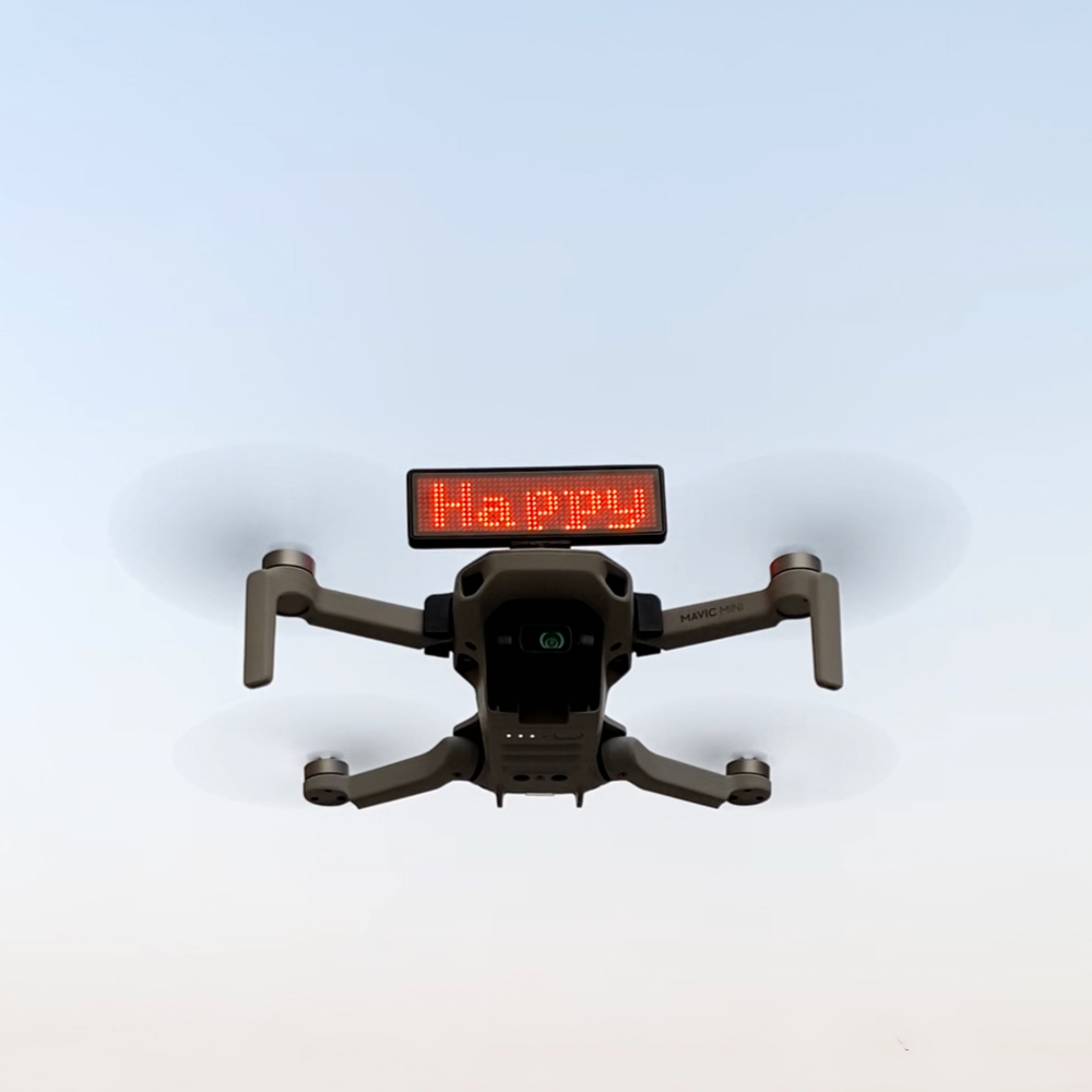 DIY Bracket for Billboard LED Badge Display RC Quadcopter Parts for DJI Mavic Mini RC Drone - Photo: 2