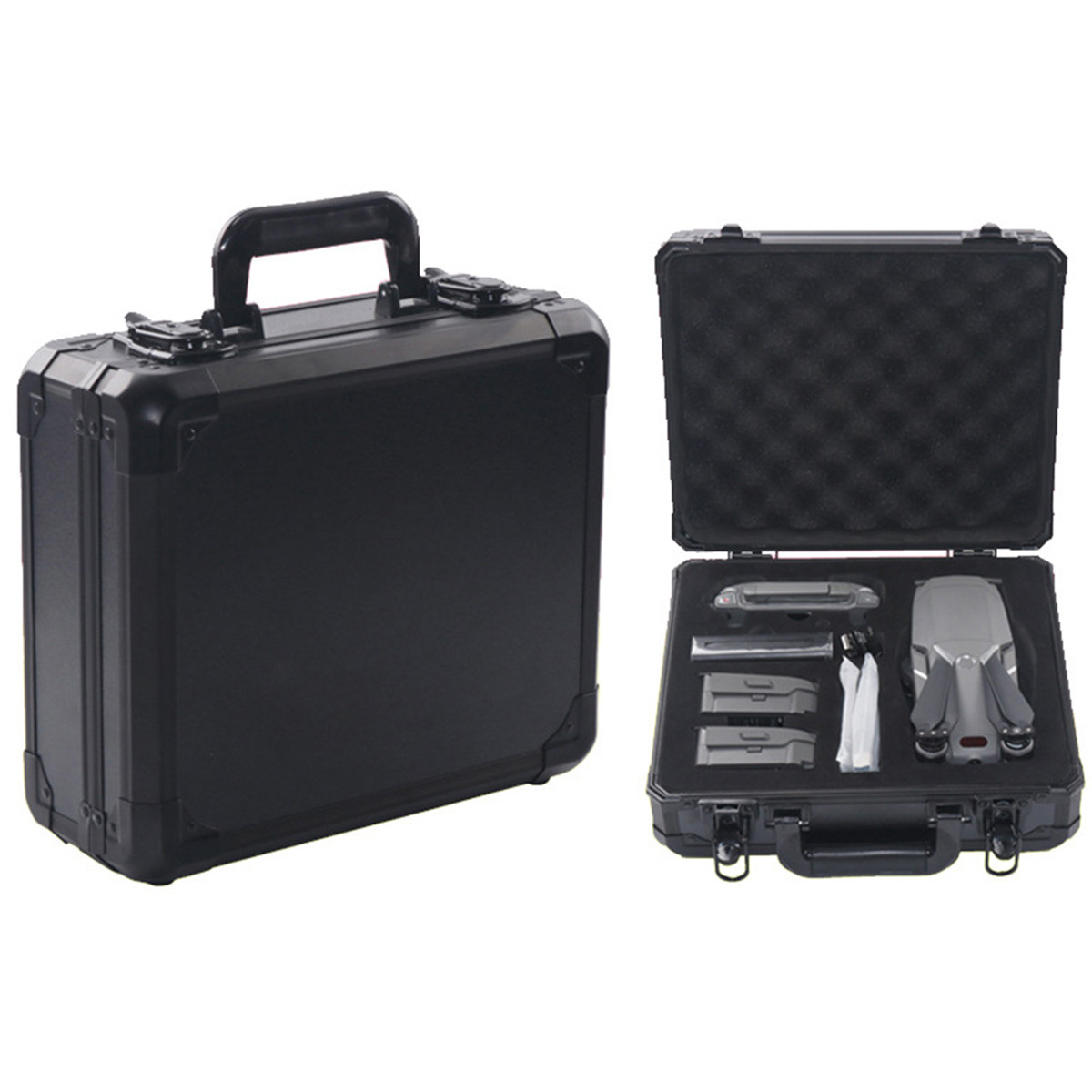 Portable Aluminum Waterproof Case Suitcase Safety Storage Box For DJI MAVIC 2 - Photo: 6