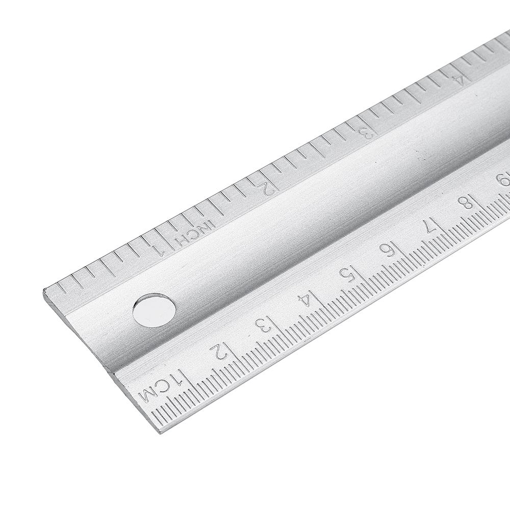 Mytec 300mm 90 Degree Angle Ruler Aluminum Alloy Square Marking Gauge Protractor Carpenter Measuring Tools Metric British with Bubble Level Metric 