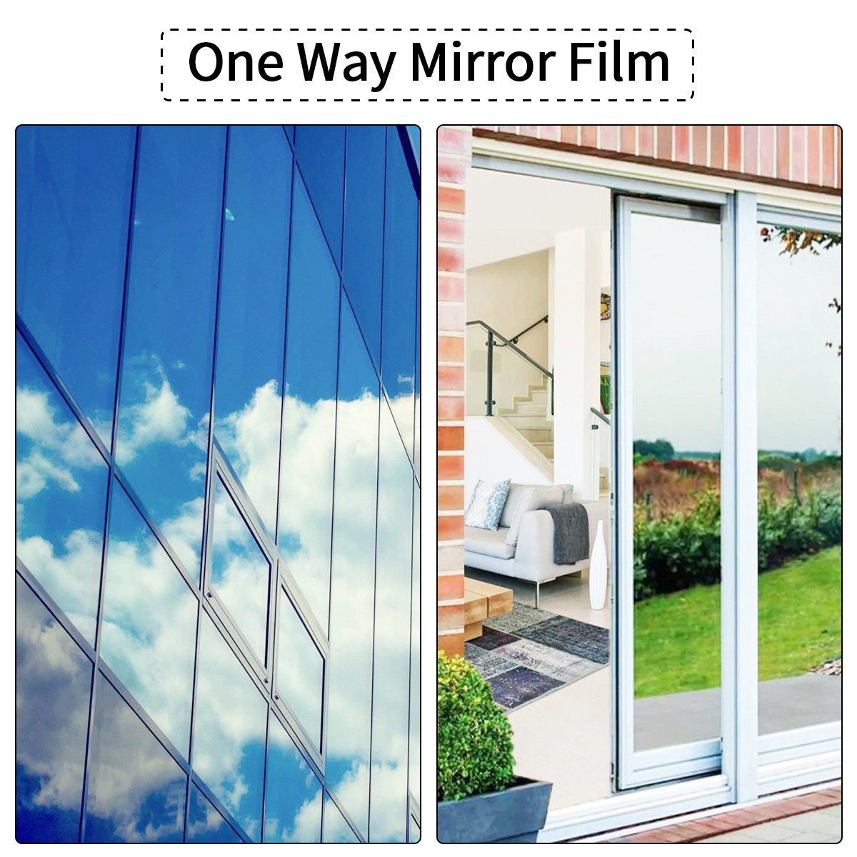2M/4M Sand Blast Clear Privacy Frosted Removable PVC Window Glass Film