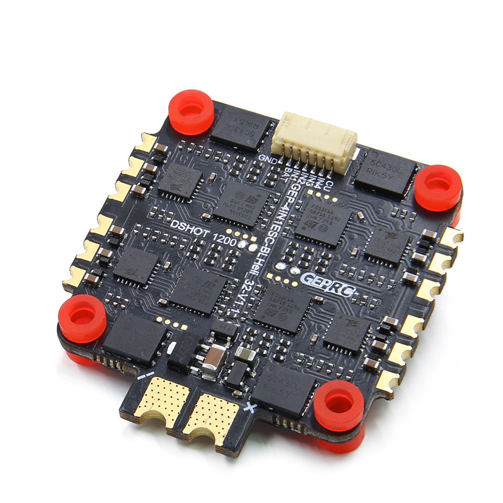 GEPRC GEP-SPAN-F722-BT Dual Gyro F7 OSD Bluetooth Flight Controller & 50A BL_32 3-6S ESC Stack for RC Drone - Photo: 4