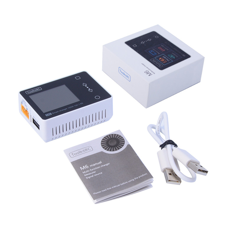 ToolkitRC M6 MINI 150W 10A Smart Battery Charger with XT60 Charger Board for 2-6S Lipo Battery - Photo: 8