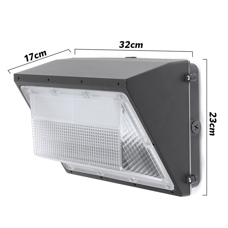120W LED Wall Pack Commercial Industrial Light Outdoor Security Fixture Waterpro Wall Lamp