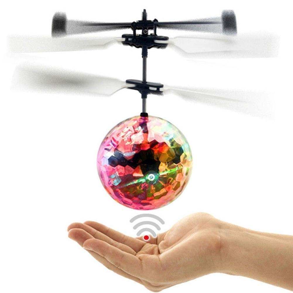 Flying Ball Infrared Induction Crystal Flashing LED Light Toys USB Rechargeable for Kids Birthday Christmas Gifts - Photo: 10