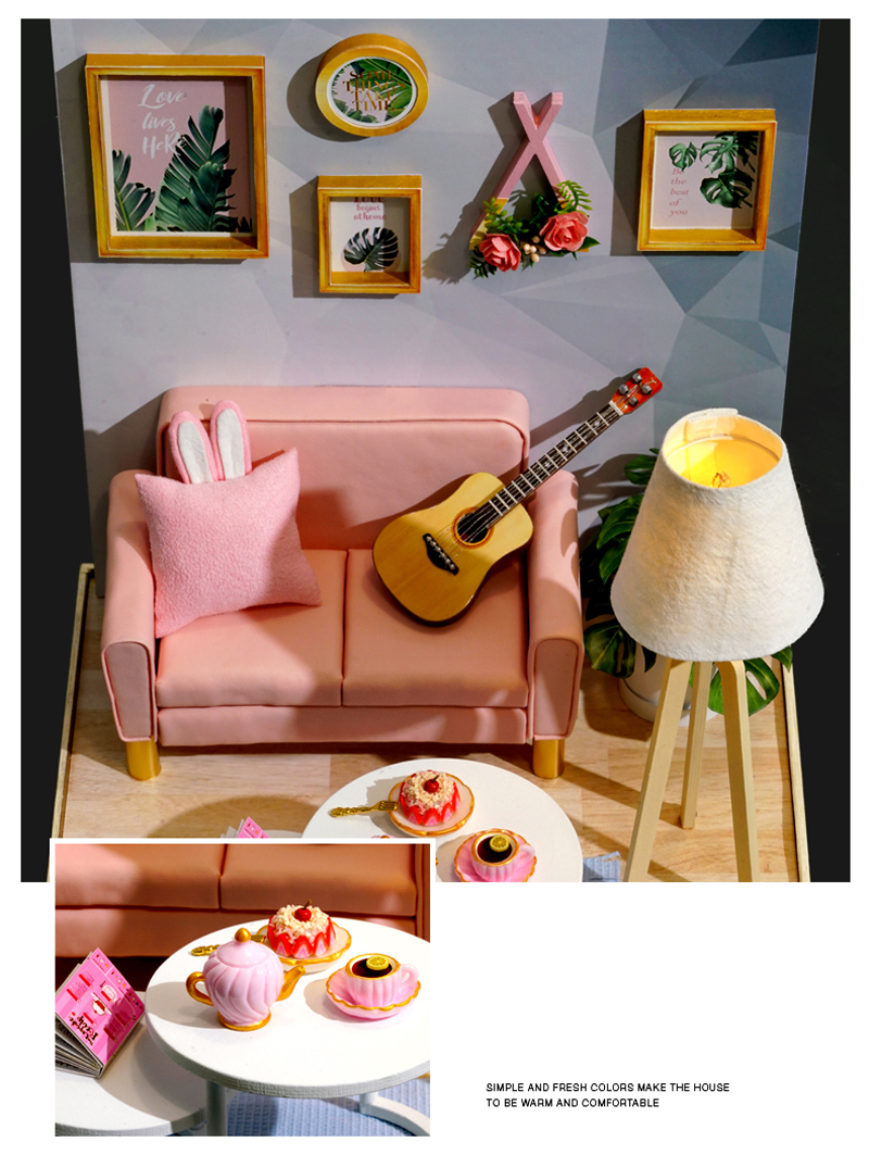 Cuteroom BT Corner of Happiness Series DIY Cabin Doll House Gift Collection Decoration