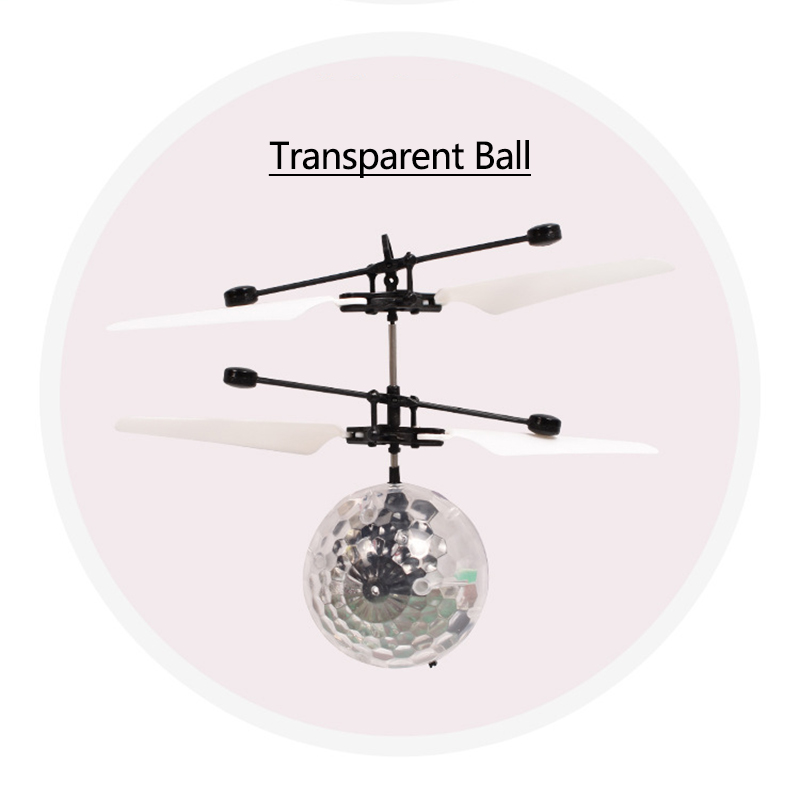 Flying Ball Infrared Induction Crystal Flashing LED Light Toys USB Rechargeable for Kids Birthday Christmas Gifts - Photo: 7