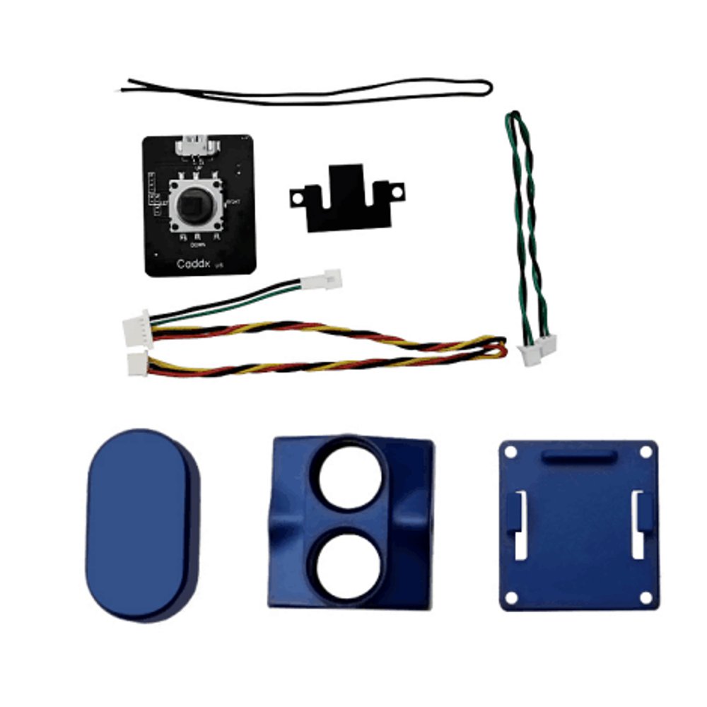 Caddx Camera Casing Case Kit Blue / Black For Caddx Tarsier 4K 30fps 1200TVL Dual Lens FPV Camera - Photo: 2