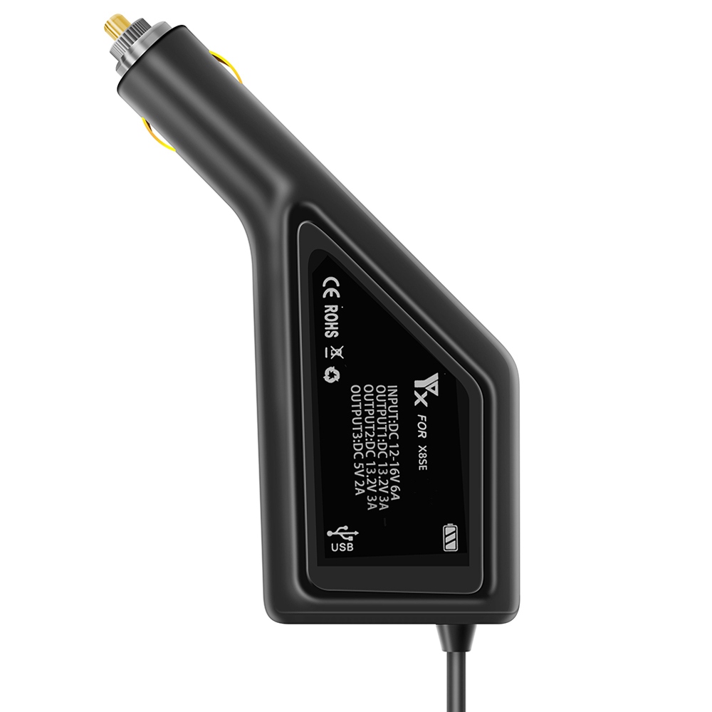 YX 3-in-1 Dual Battery With USB Remote Controller Car Charger Outdoor Smart Charging Device for FIMI X8 SE - Photo: 6