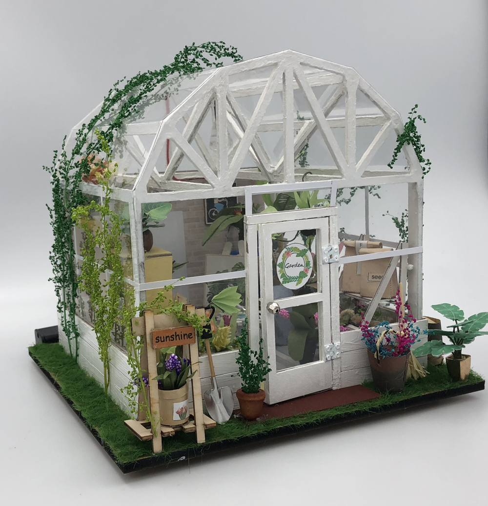 ZHIBO Romantic Flower House DIY Hand-Assembled Art House Doll House - Photo: 3