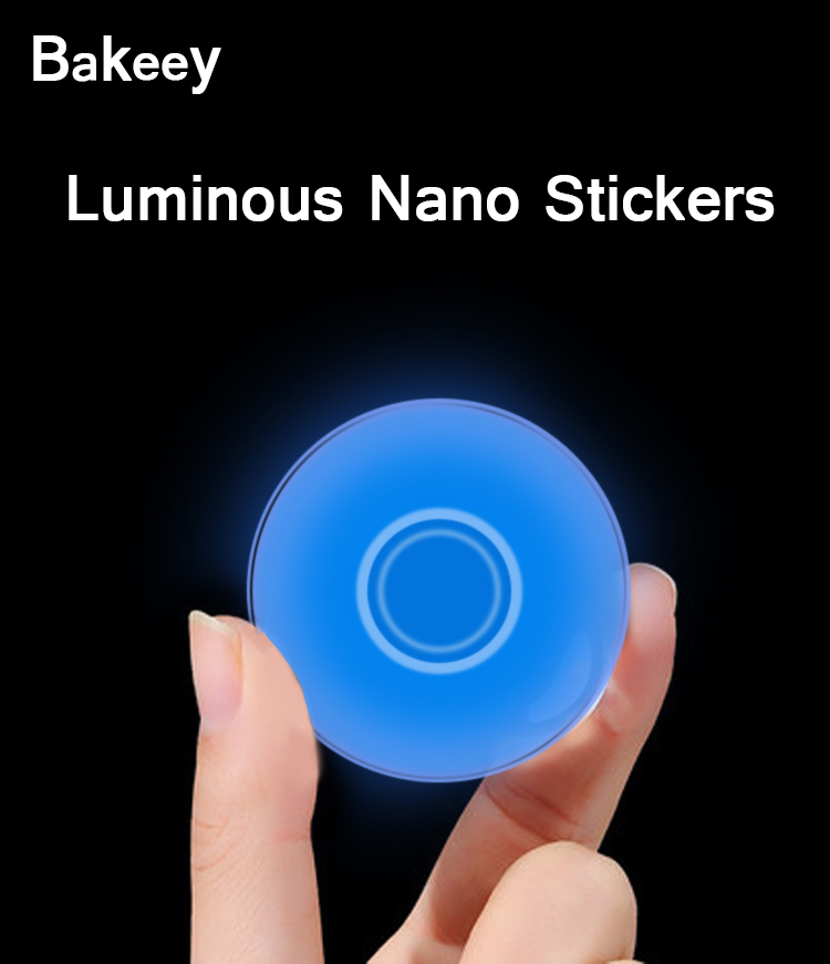 Bakeey Universal Magic Luminous Nano Stickers Desktop Wall Car Phone Holder USB Cable Organizer Winder