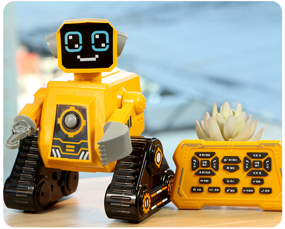 MAIGU T17 Smart RC Robot Programable Voice Interaction Play Music Sliding Robot Toy Gift - Photo: 2