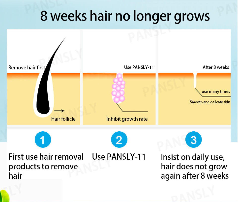 PANSLY HAIR Inhibitor Inhibits Hair Spray Mild Nourishment Moisturizer  Cream