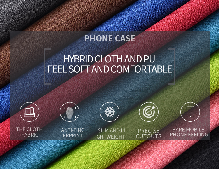Bakeey Luxury Cotton Cloth Shockproof Protective Case for Xiaomi Redmi Note 8 2021 Non-original