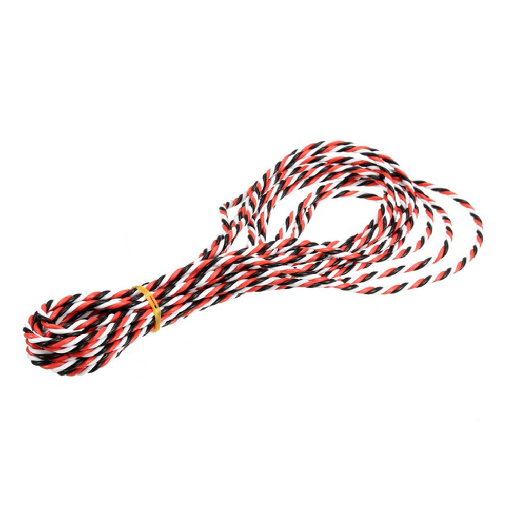 10PCS 5m 60 Cores Servo Extension Wire DuPont Cable Twist Cable For RC Airplane - Photo: 5