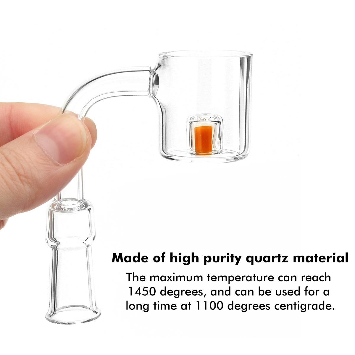 Water Pipe Glass Cap with Quartz Bowl Quartz Nail 18mm/14mm/10mm Male/Female