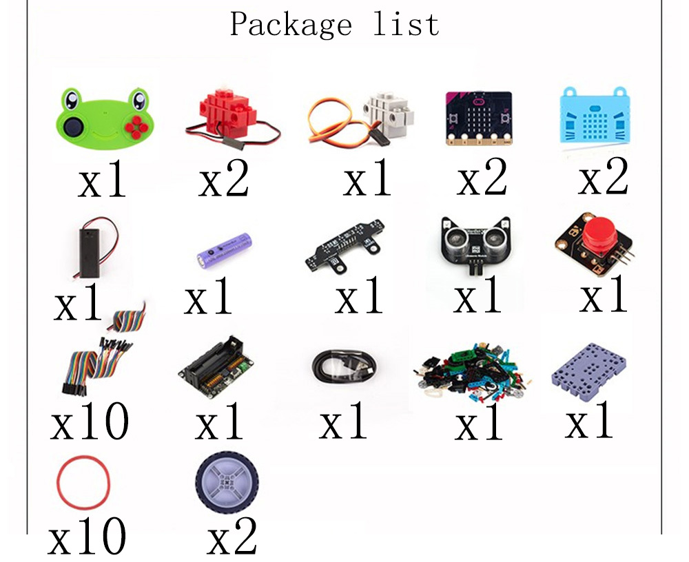 Kittenbot 12 In 1 DIY Block Building Microbit Program RC Robot Tracking Obstacle Avoidance Robot Toy - Photo: 7