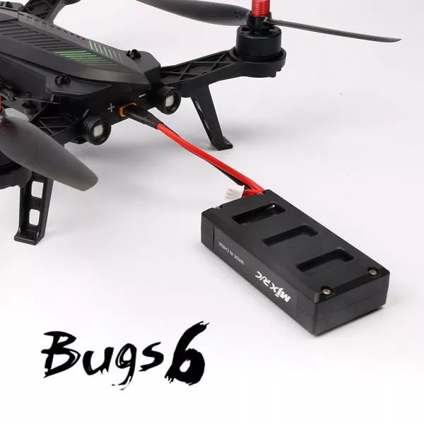 2PCS MJX B6 BUGS 6 RC Drone Quadcopter Spare Parts 7.4V 2S 25C 1300mAh Battery - Photo: 4