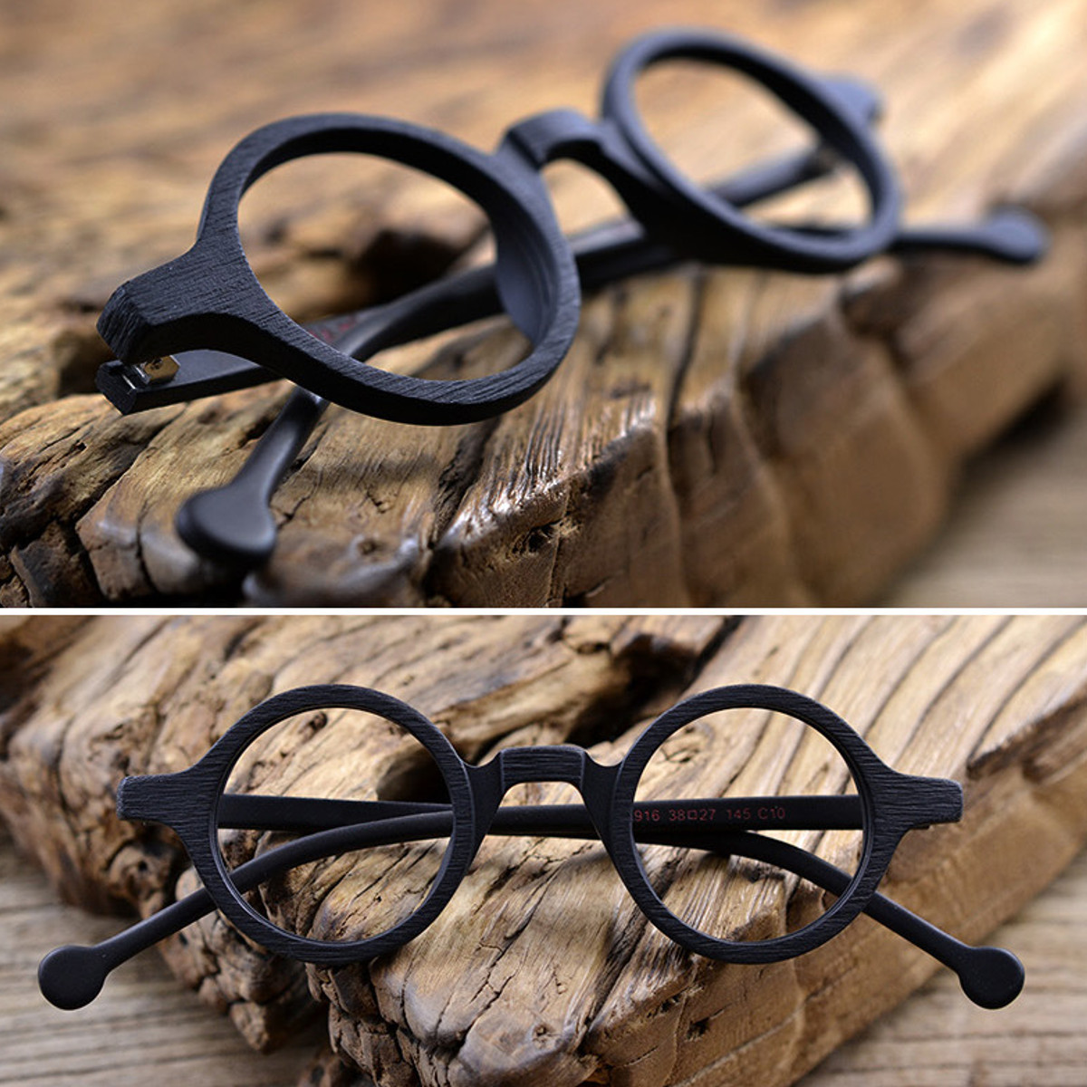 Unisex Handmade Vintage Small Round Eyeglass Frame