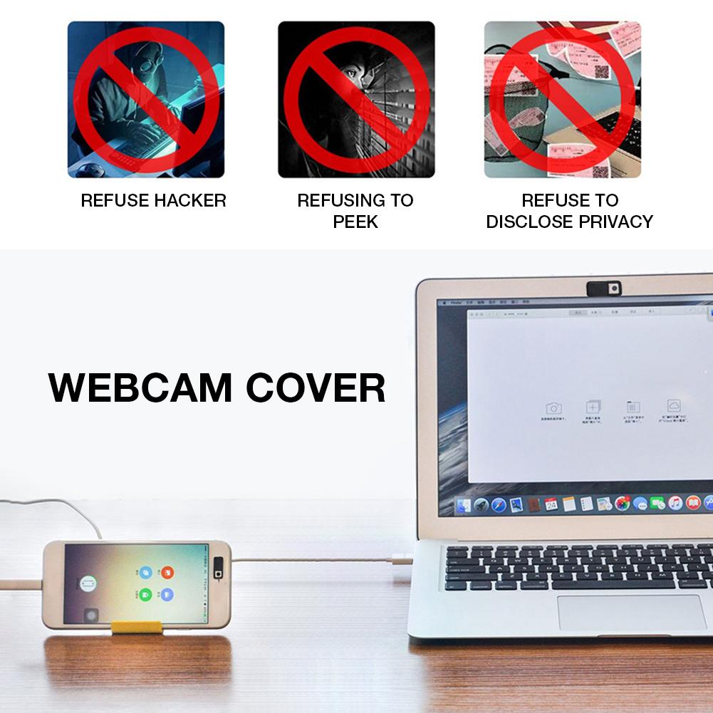 Bakeey 1PC Square Pattern Anti-Hacker Peeping Plastic Notebook PC Tablet Phone lens Protector Sliding Shield Privacy Protection Webcam Cover