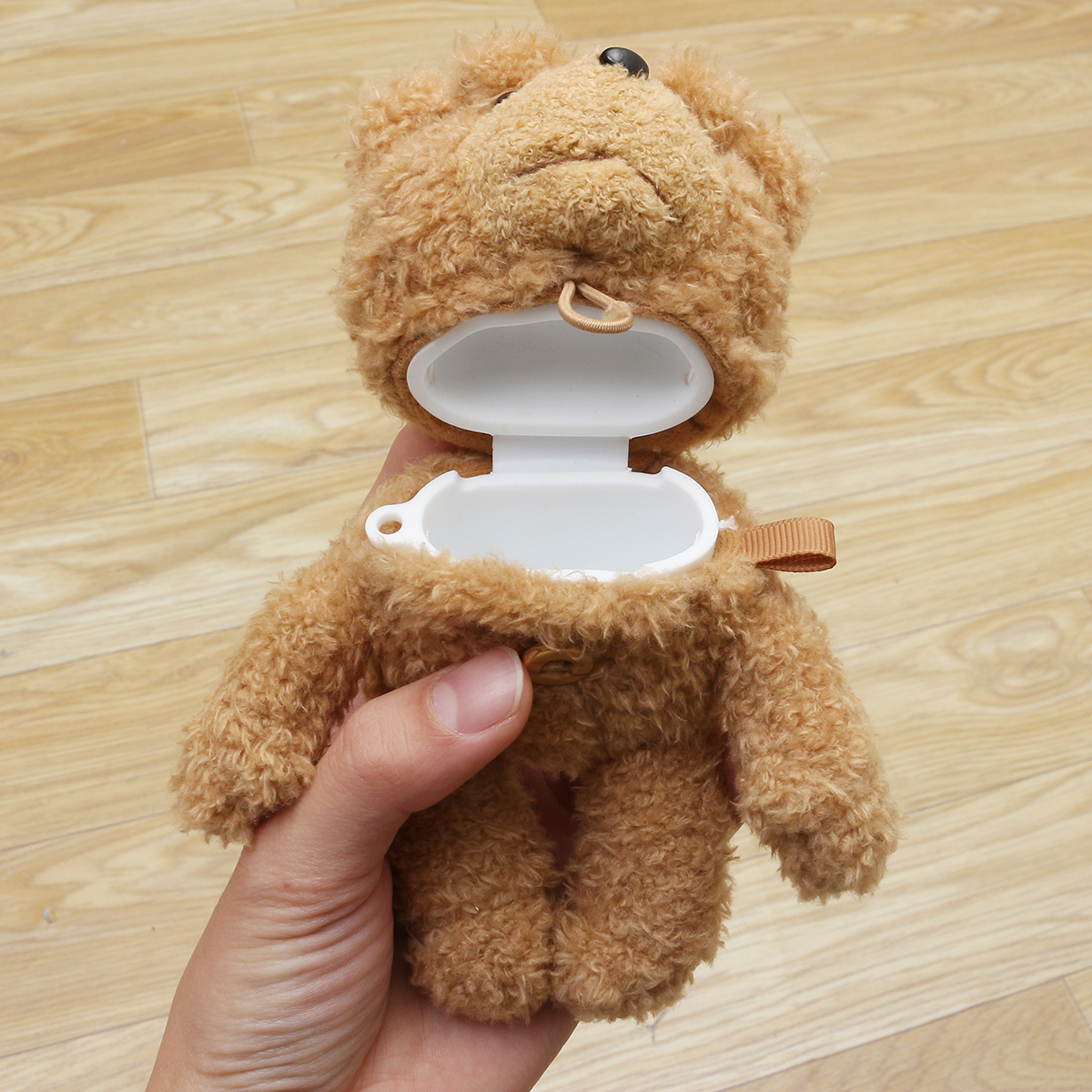 Bear Earphone Case Cute Soft Cover Storage Case for Airpods for iPhone Earphone