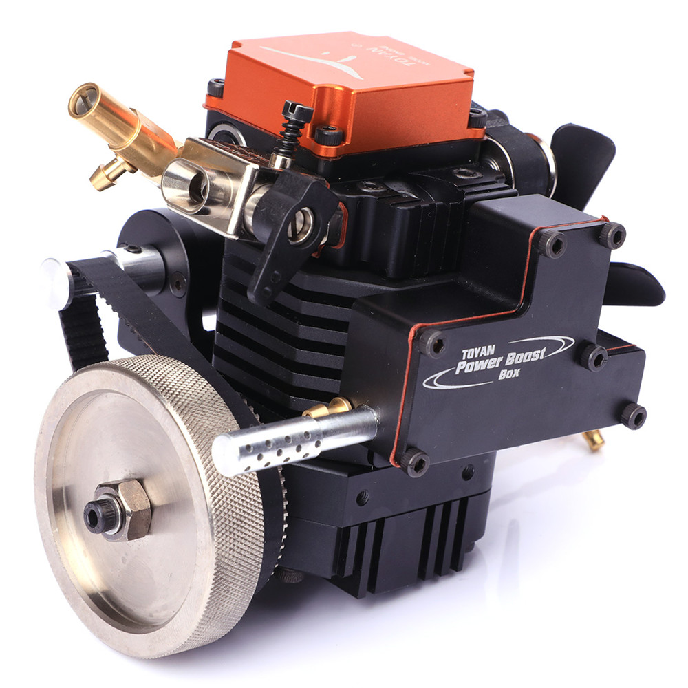 4 Stroke RC Engine Water Cooled Gasoline Model Engine Kit Starting Motor For RC Car Boat Airplane Toyan FS-S100G(w) - Photo: 12