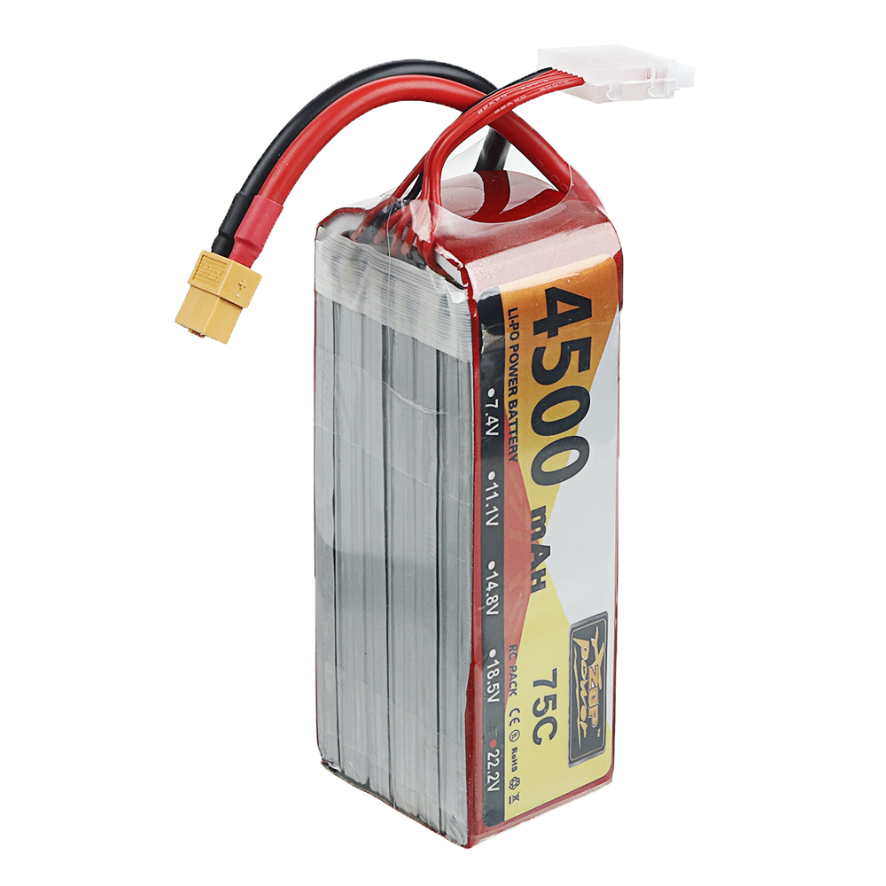 ZOP Power 22.2V 4500mAh 75C 6S Lipo Battery XT60 Plug for ALZRC Devil 505 FAST RC Helicopter - Photo: 8