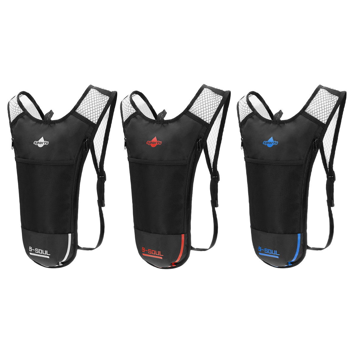 Esporte ao ar livre bicicleta ciclismo leve colete mochila sistema de hidratação pacote de água Bolsa para camping corrida 