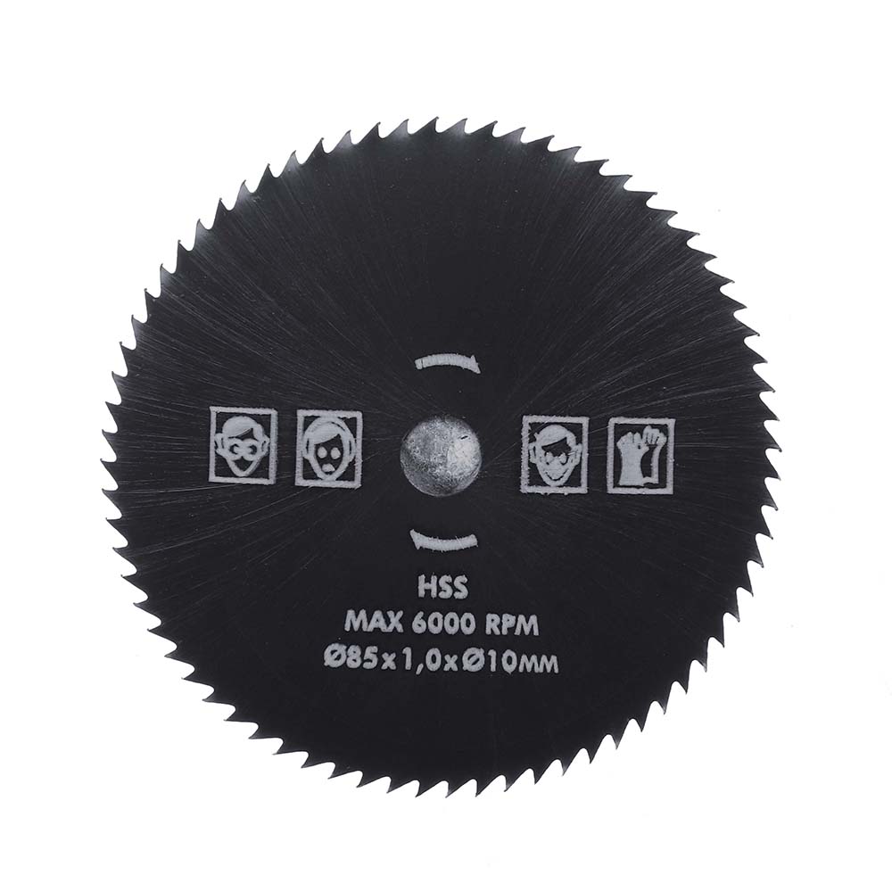 A circular de 85mm 72T HSS viu a roda de disco de corte de madeira da lâmina ID10mm para o trabalho de madeira do metal