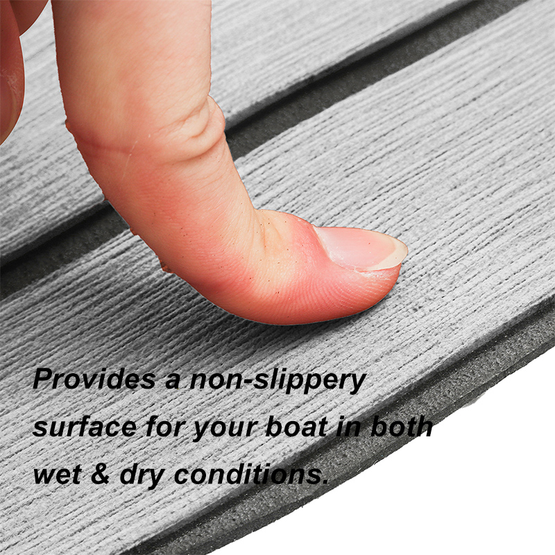 2400x450x5mm Marine Boat Flooring EVA Foam Yacht Teak Decking Sheet Carpet Floor