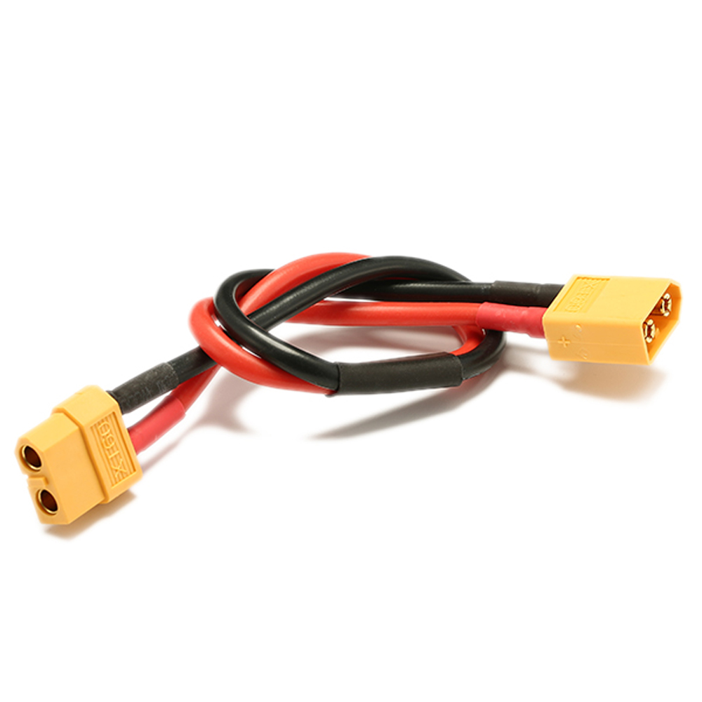 10pcs 30cm Battery ESC XT60 Plug Extension Wire Cable Male Female - Photo: 2