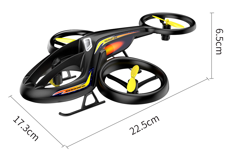 SYMA TF1001 Helifury 360 Altitude Hold Mode 3D Flips LED RC Drone Quadcopter RTF with Landing Pad - Photo: 13