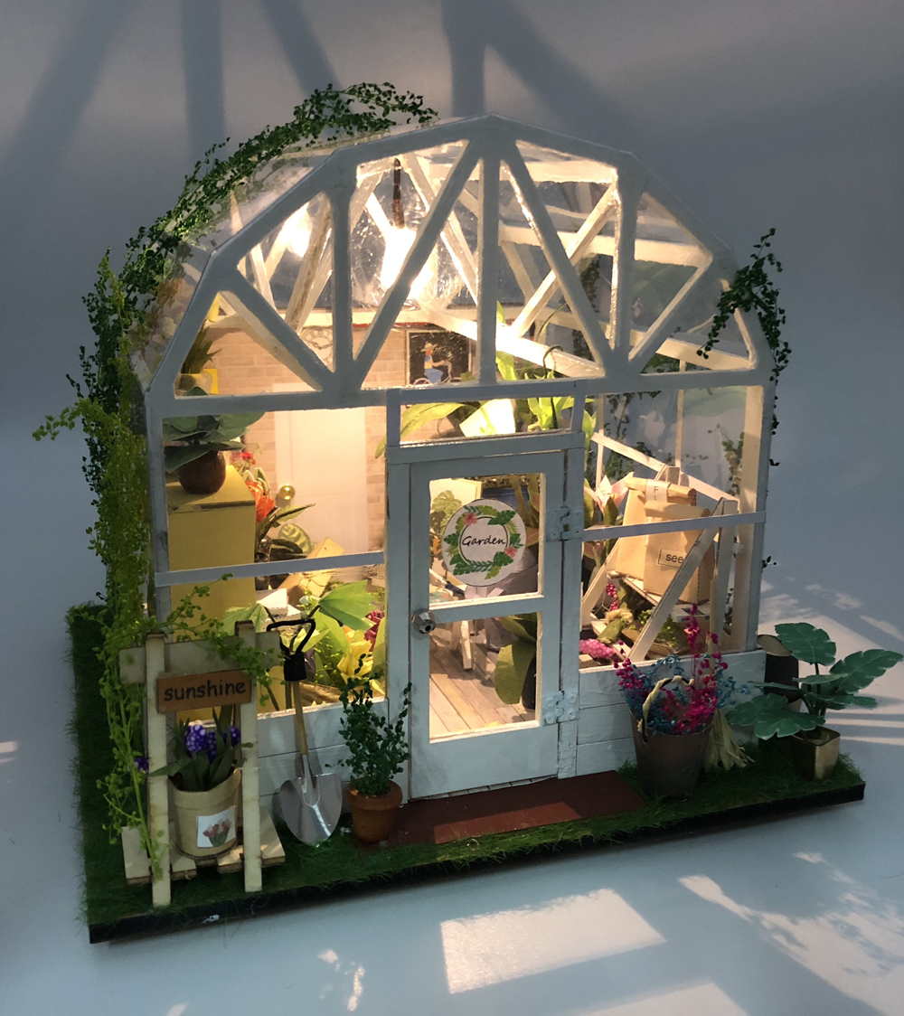ZHIBO Romantic Flower House DIY Hand-Assembled Art House Doll House - Photo: 2