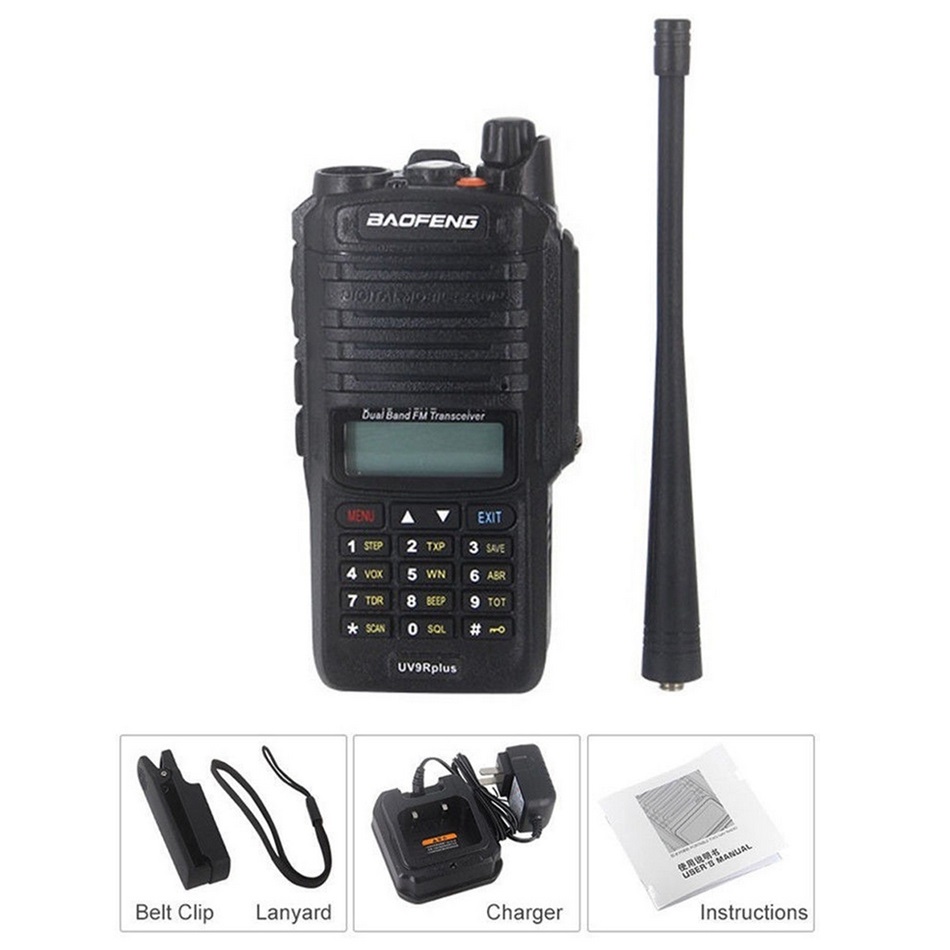 Baofeng UV-9R Plus Upgrade Version Two Way Radio VHF UHF Walkie Talkie Waterproof for CB Ham