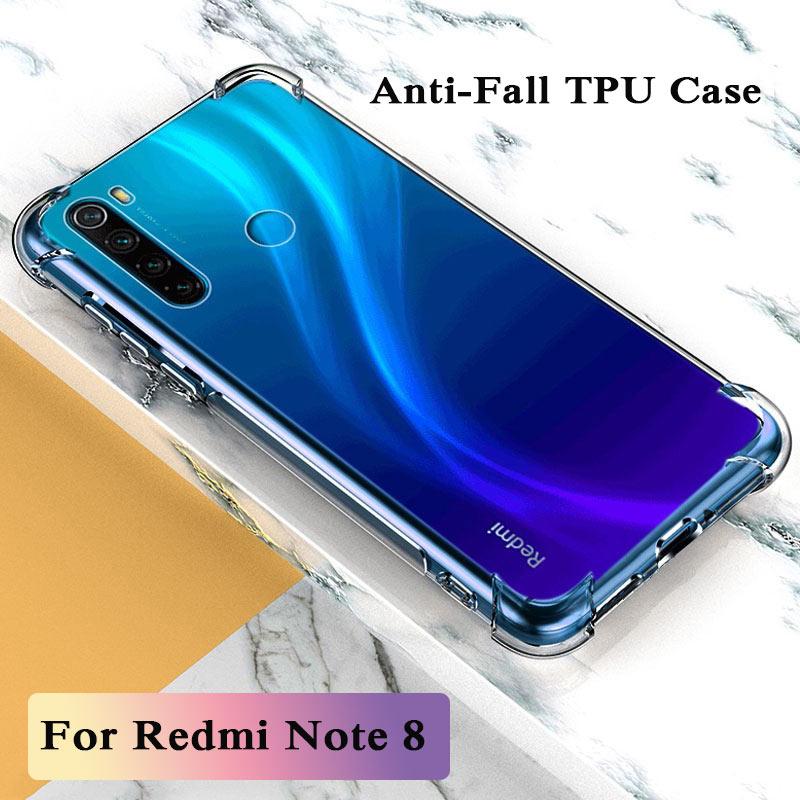 Bakeey Air Bag Shockproof Transparent Soft TPU Protective Case for Xiaomi Redmi Note 8 2021