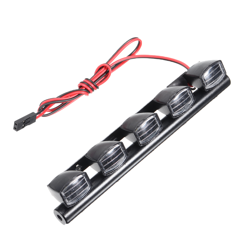 RBR/C Luggage Rack RC Car LED Light For 1/10 Trx4 Scx10 Parts - Photo: 2