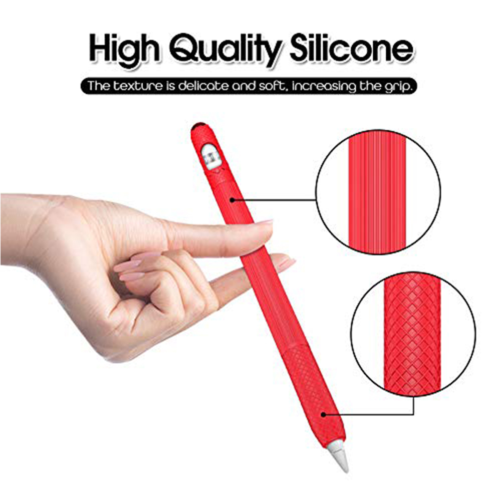 Silicone Sleeve Cap Tip Cover Holder Tablet Touch Stylus Pen Pouch Sleeve For Apple Pencil 1 Generation Case For iPad Pencil