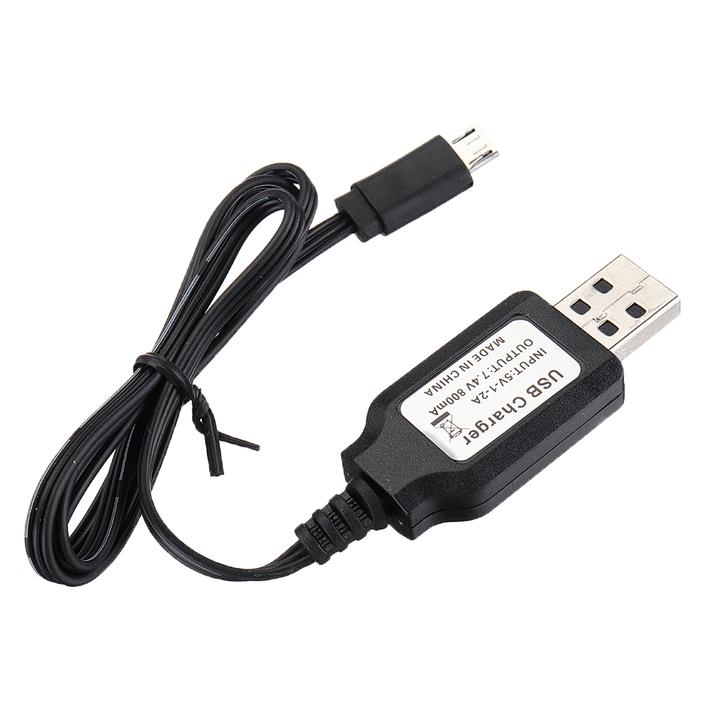 FUNSKY S20 WIFI FPV RC Drone Quadcopter Spare Parts 7.4V Battery Charger USB Charger Cable - Photo: 2