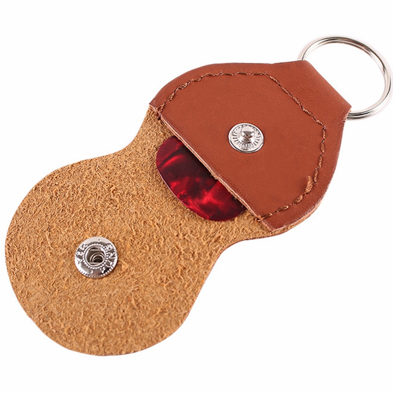 Debbie GT-B9 PU Leather Key Chain Picks Bag Plectrums Bag Guitar Pick Holder - Photo: 2