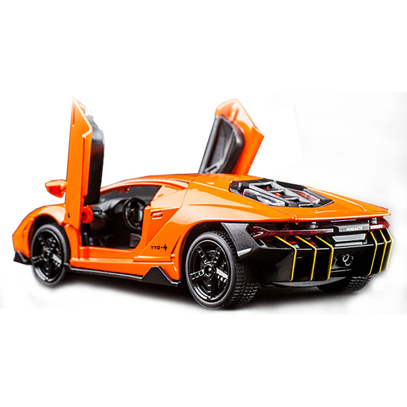 1:32 Alloy Centenario LP770 Multicolor Super Racing Car with Sound Light Diecast Model Toy for Children Gift - Photo: 7