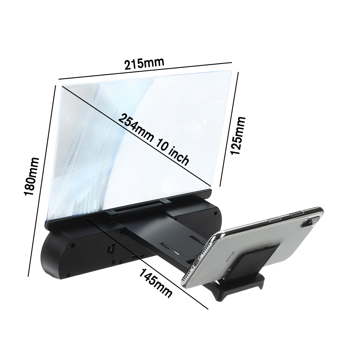 10 Inch 3D Phone Screen Magnifier Movie Video Amplifier for Smart Phone for iPhone for Samsung