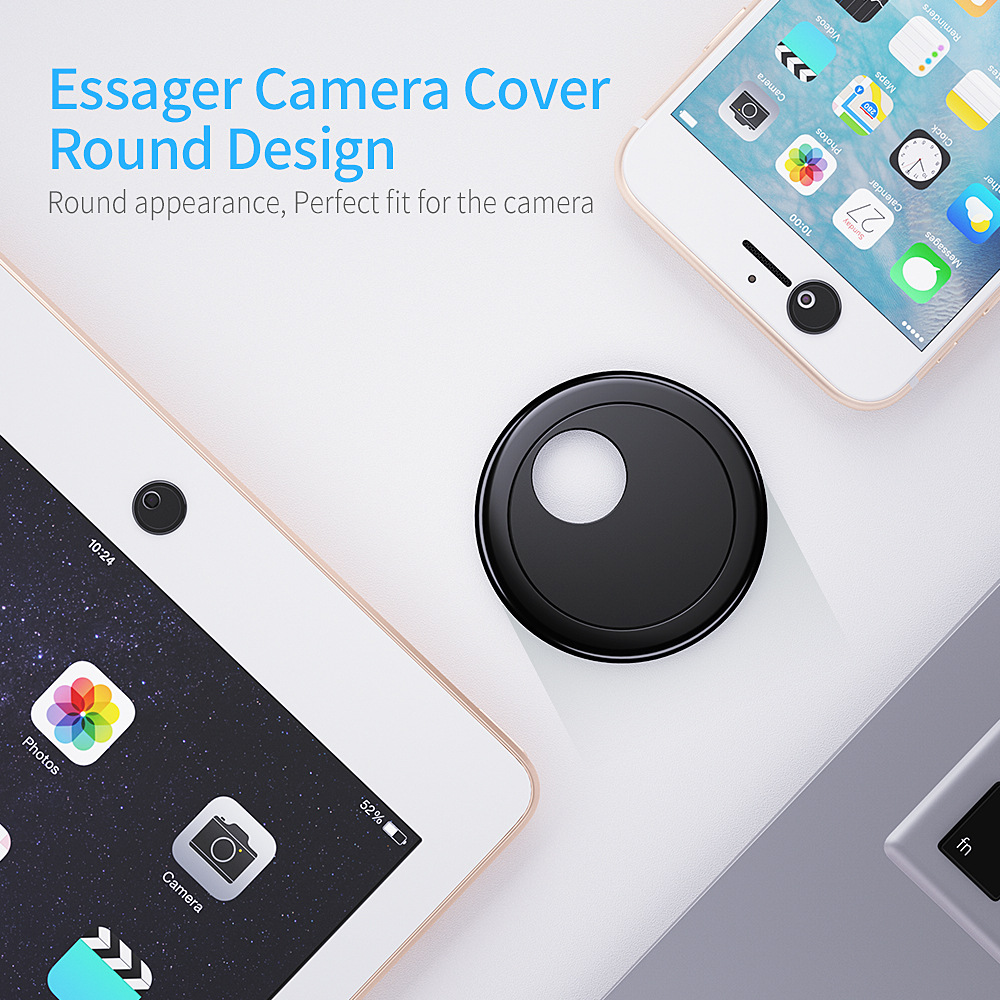 Essager Laptop Lens Cap 1mm Super Thickness Small Safety Protection Camera Cover Multiple Compatible For Notebook Smart Phones