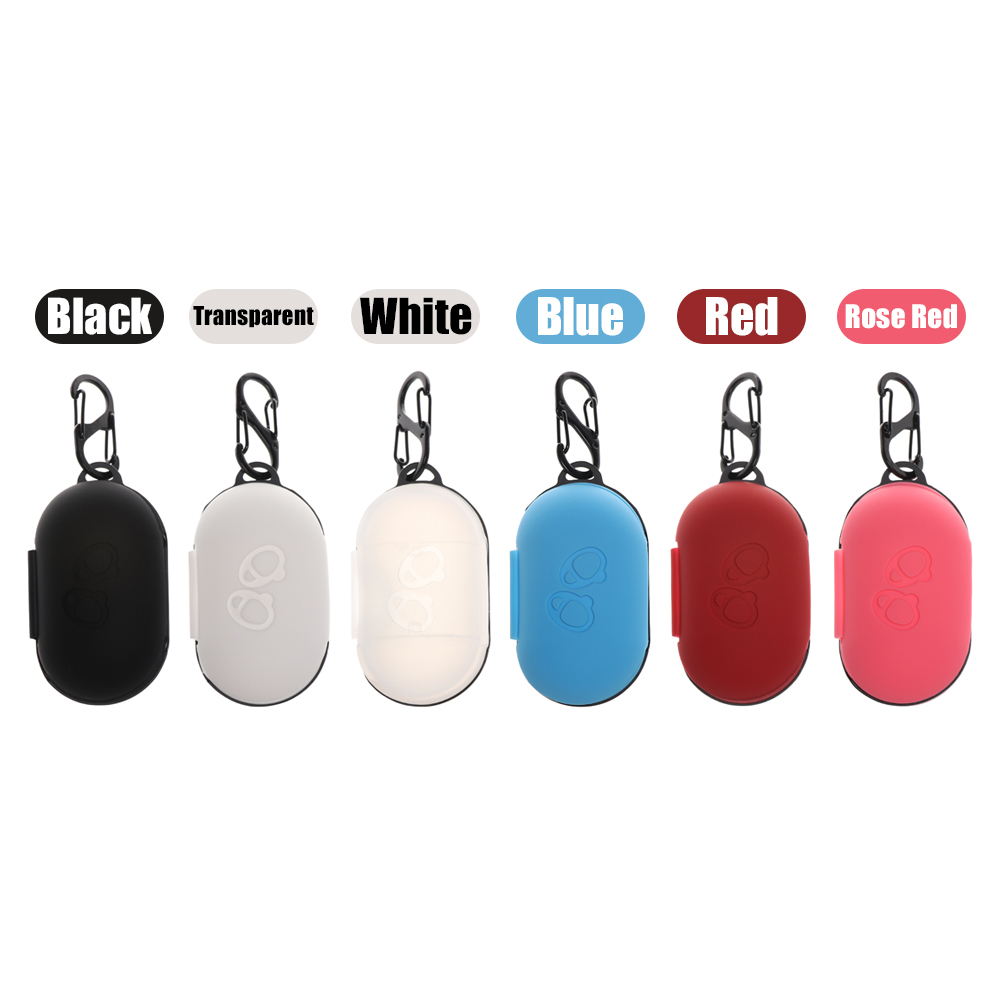 Bakeey Portable Shockproof Silicone Earphone Storage Case with KeyChain for Samsung Galaxy Buds