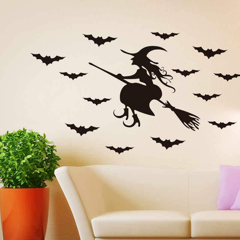 Miico FX3028 Halloween Sticker Wall Sticker Removable Stickers For Room Decoration