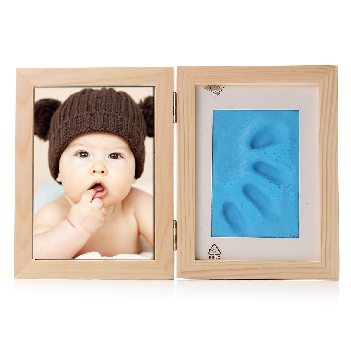 New Born Baby Hand Foot Print Soft Clay Photo Frame