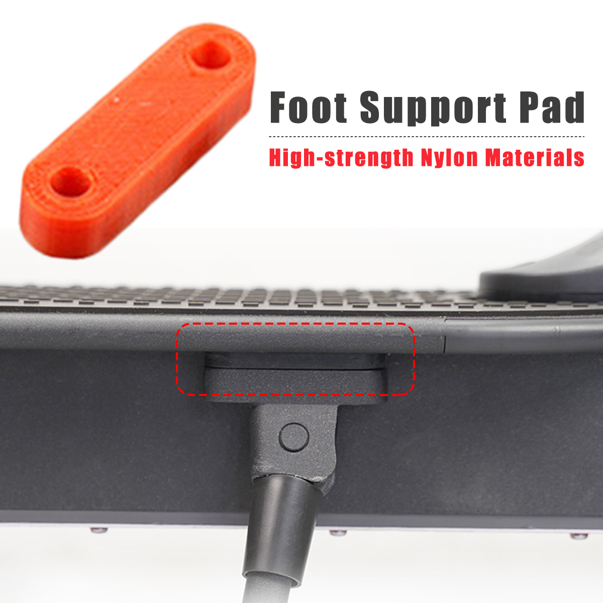 Scooter Fender Taillght Foot Support Pad Accessories For Xiaomi M365/M187/Pro