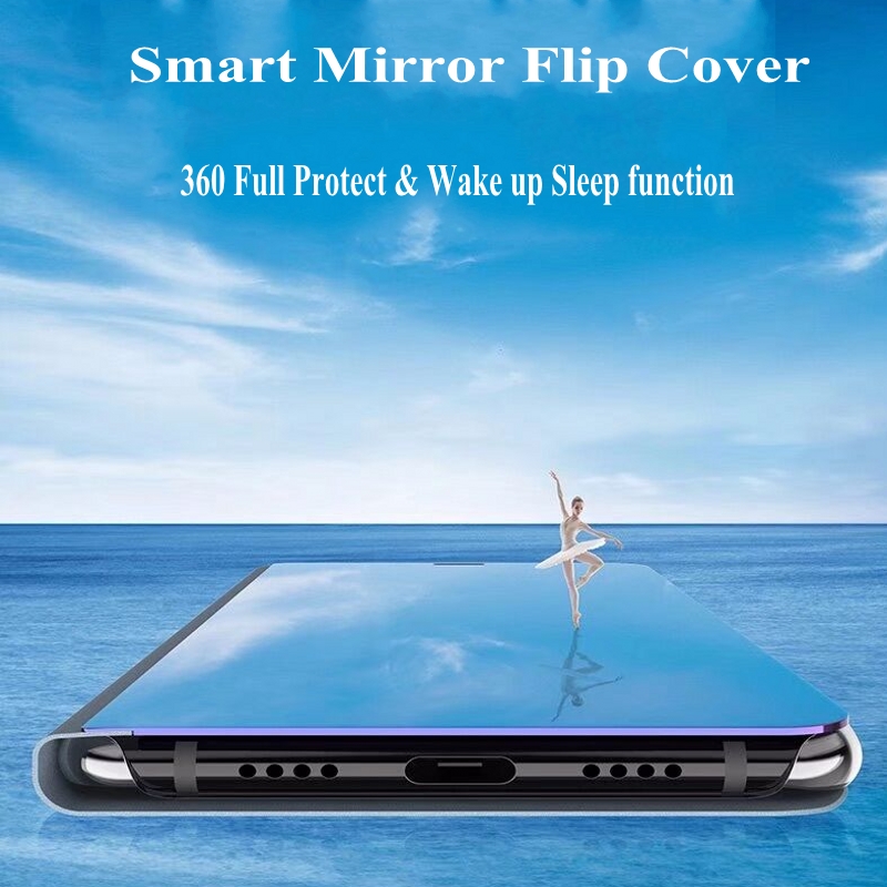 Bakeey Plating Mirror Window Shockproof Flip Full Cover Protective Case for Xiaomi Mi9 Mi 9 Lite / Xiaomi Mi  CC9