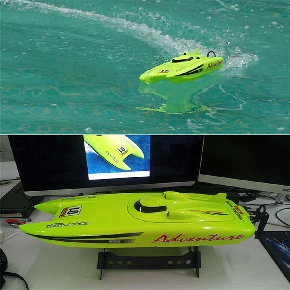 Heng Long 3788 with 2 Batteries 53cm 2.4G 30km/h Electric RC Boat Water Cooling RTR Model - Photo: 3
