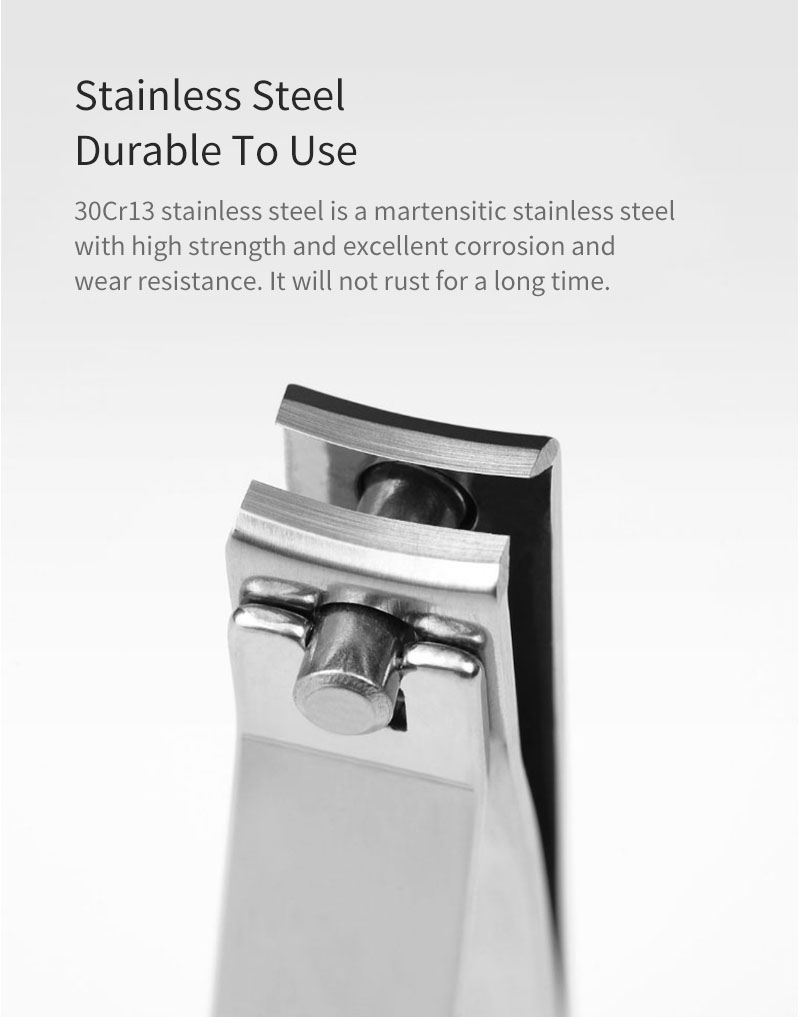 HUOHOU 5PCS/Set Stainless Steel Nail Clipper Beauty Scissors Tweezer Curette Stainless Steel Nail Clippers Set - PCS