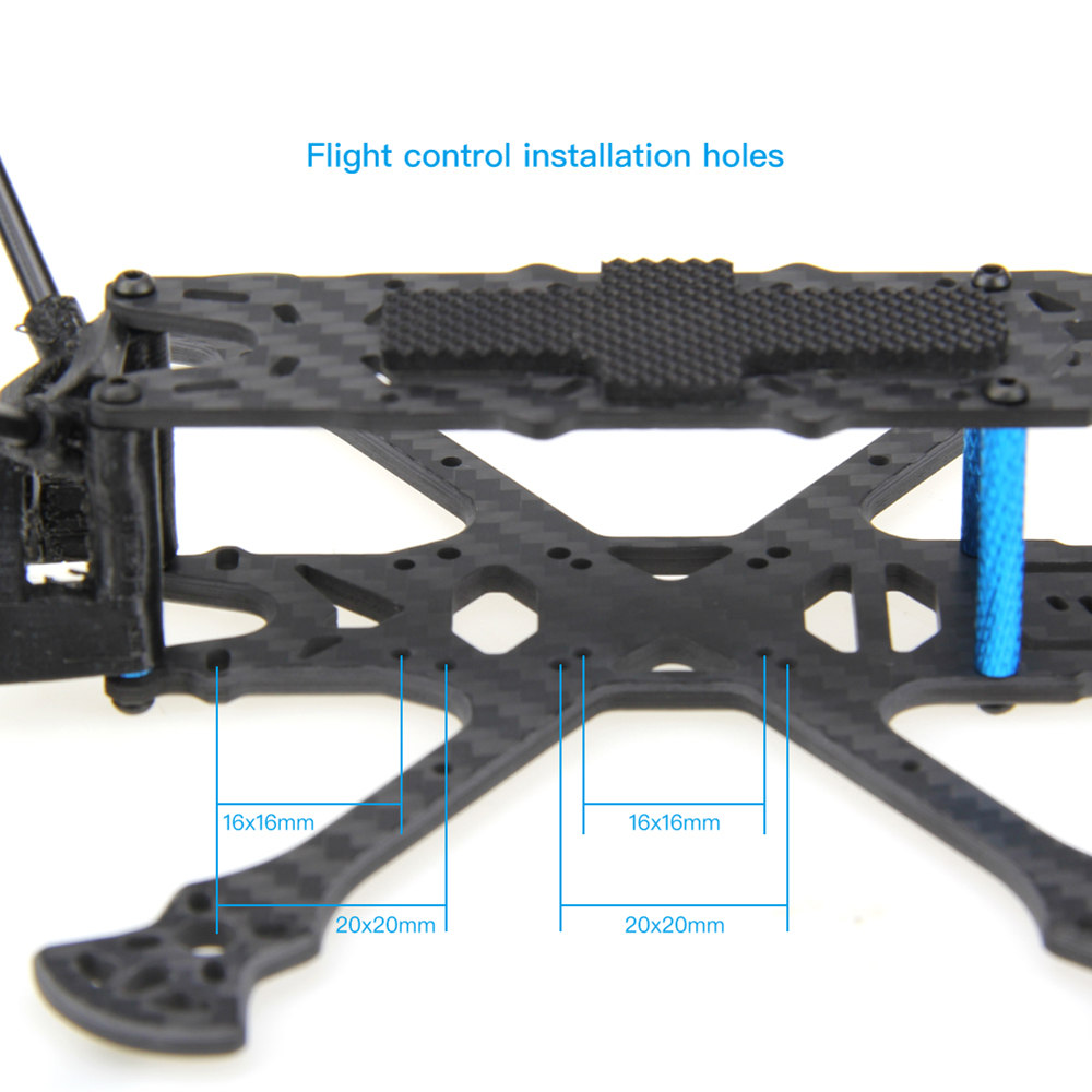 HGLRC Sector132 132mm Wheelbase 2.5 Inch 3 Inch Freestyle Frame Kit for RC Drone FPV Racing - Photo: 8