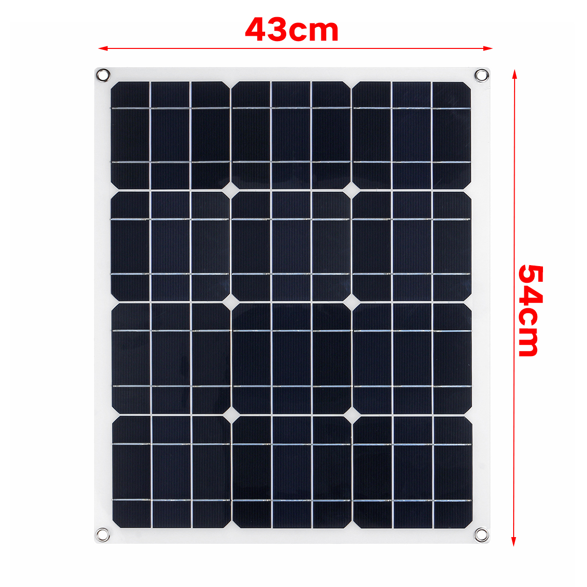 50W 18V Waterproof Monocrystalline Solar Panel Solar Backpack for Outdoor